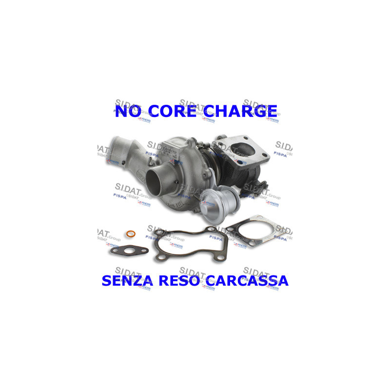Turbina Alfa Romeo 145 146 Fiat Brava Bravo Marea Multipla Lancia Lybra 1.9 75 hp