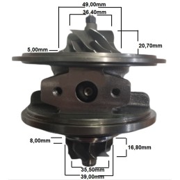 Miez Turbina BMW 116d, 118d, 316d, 318d și Mini 2.0 D - Cod 8512379, 11658512379