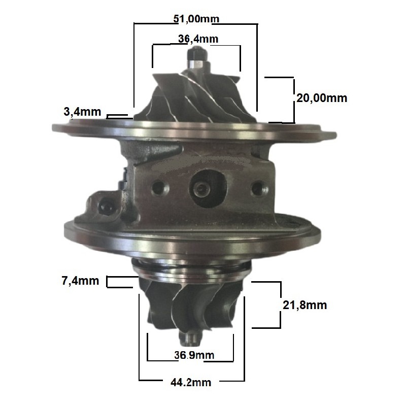 Turbina pentru VW Eurovan, Multivan,CARAVELLE 2.5 TDI (2003 - 2009)